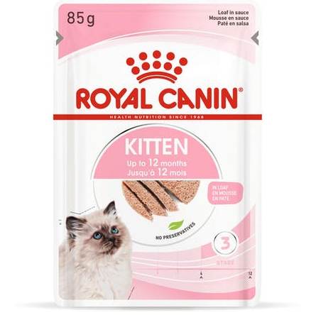 Royal Canin Kitten in Loaf φακελακι για γατακι πατε σε σαλτσα