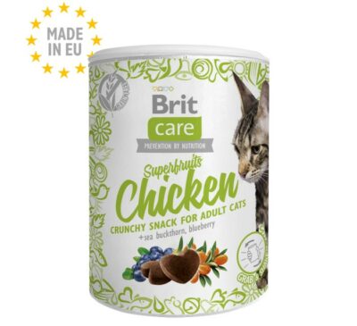Brit Care snack Superfruits chicken σνακ κοτοπουλο γατας