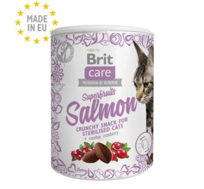Brit Care Superfruits snack στειρωμενης γατας σολομος