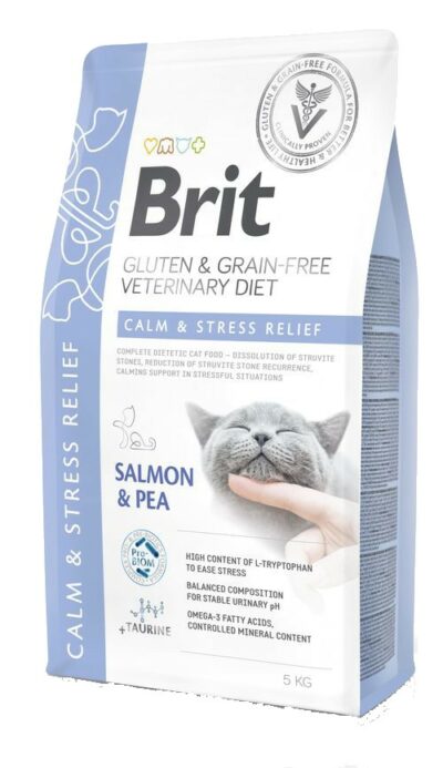 Brit VD Calm & Stress τροφη ηρεμιστικη στις γατες