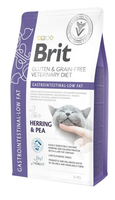Brit VD διαιτες γατας Gastrointestinal Low Fat για γαστρεντεριτιδα - παγκρεατιτιδα