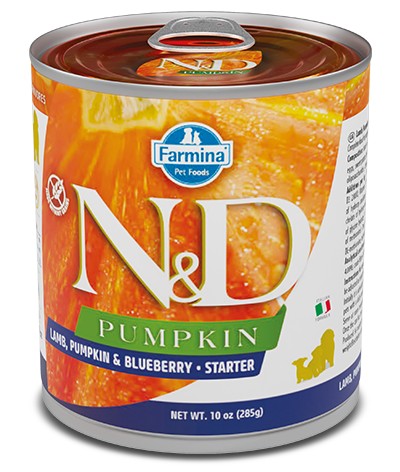 N&D Grain Free Pumpkin Starter Lamb wet food κουταβιου