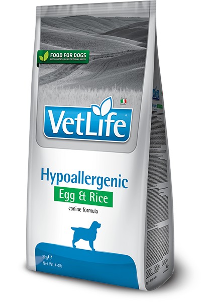 VetLife σκυλων Hypoallergenic αυγο ρυζι