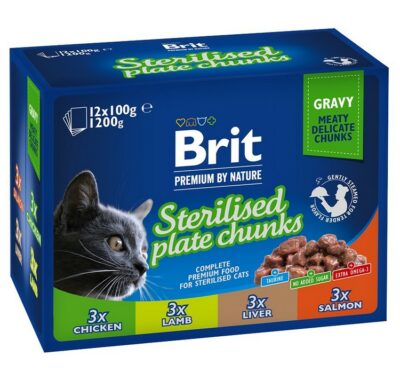 Brit Premium By Nature φακελακια για στειρωμενες γατες