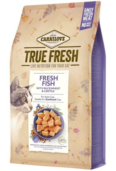 Carnilove true fresh τροφη για γατες ψαρια