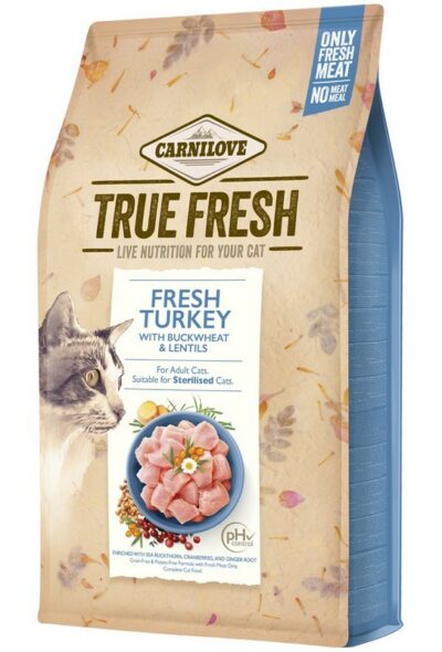 Carnilove true fresh Turkey τροφες για γατα γαλοπουλα