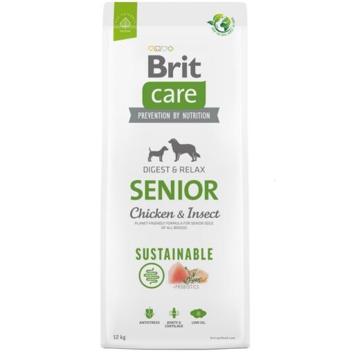 Brit Care Sustainable® Senior κοτοπουλα & εντομα τροφη