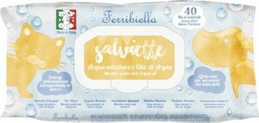 Ferribiella Micellar Water Organic Argan Oil υγρα μαντηλια