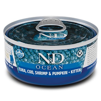 N&D Ocean Tuna, Cod, Shrimp & Pumpkin Kitten
