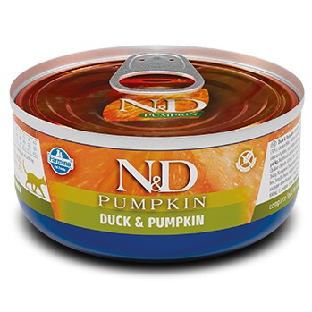 N&D Pumpkin Duck υγρη τροφη με παπια & κολοκυθα