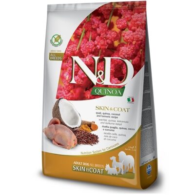 ND Quinoa Skin Coat Quail Grain Free ορτυκι σκυλου