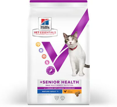Πώς βοηθά Hills Essentials Multi Benefit Senior τροφη γατας: