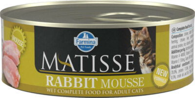 Κονσερβα mousse matisse με κουνελι για γατα
