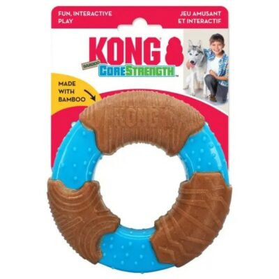 Kong CoreStrength Bamboo Ring παιχνίδι σκύλου μπαμπού