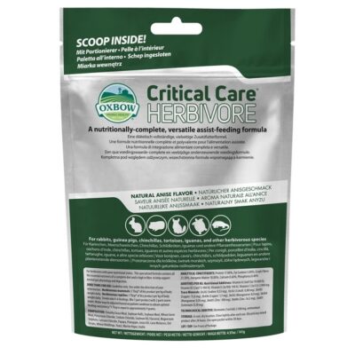 Oxbow Critical Care Herbivore Fine Grind κλινική δίαιτα τρωκτικό