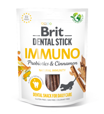 Brit Dental Snack Immuno probiotics & κανελα φροντιδα δοντιων σκυλων