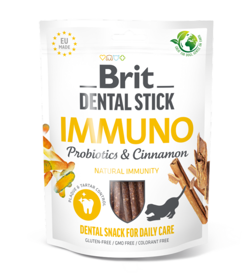 Brit Dental Snack Immuno probiotics & κανελα φροντιδα δοντιων σκυλων