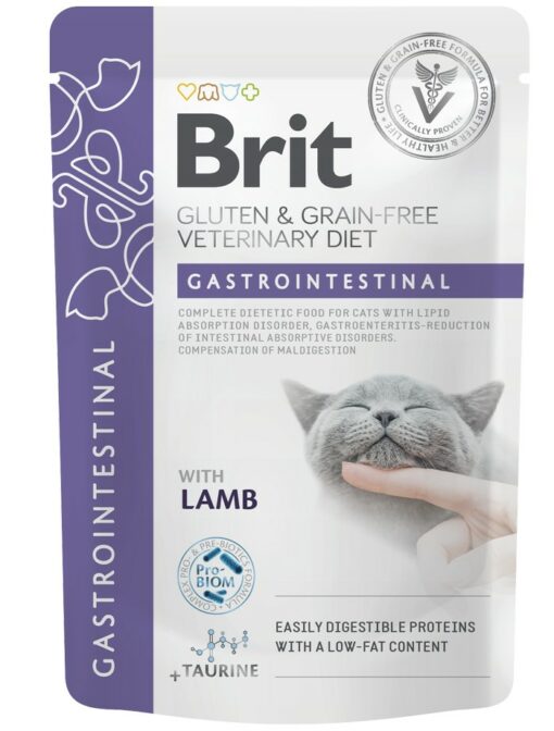 Brit VD Gastrointestinal φακελάκι γαστρεντεριτιδας - παγκρεατιτιδας γάτας