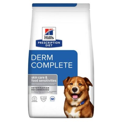 Hills Derm Complete - αλλεργία σκύλου - φρονίδα δέρματος - τροφικές ευαισθησίες