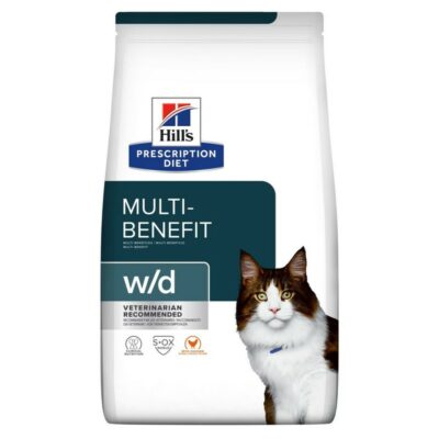 Hills w/d Multibenefit τροφή γάτας - διαβήτης - βάρος πεπτικό - ουροποιητικό