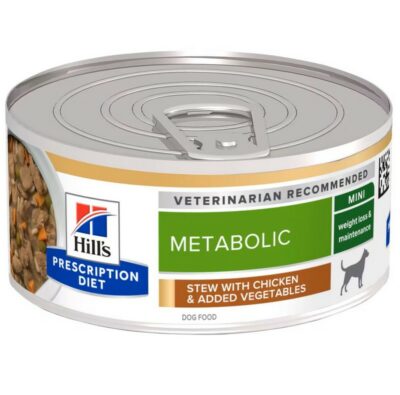 Hills Metabolic Stew μαγειρεμένα γεύματα απώλειας βάρους σκύλων