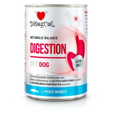 Disugual Metabolic Balance Digestion Low Fat υγρή τροφή εμέτου σκύλων - λευκά ψάρια