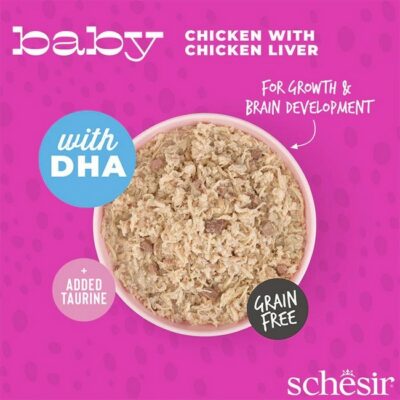 Schesir baby Chicken - Liver φακελάκι για γατάκι