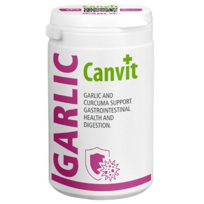 Βιταμίνες Canvit Garlic σκύλος γάτα με σκόρδο, κουρκουμά & χαμομήλι, - πεπτικο, ανοσοποιητικό & παράσιτα