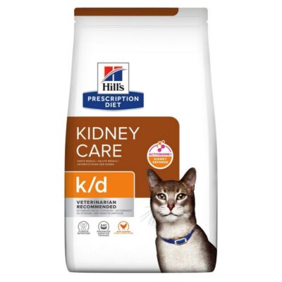 Hills k/d τροφές - φροντίδα νεφρών γάτας κοτόπουλο