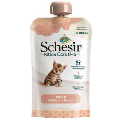 Schesir Kitten Cream πλήρης τροφή σε γατάκια 150gr