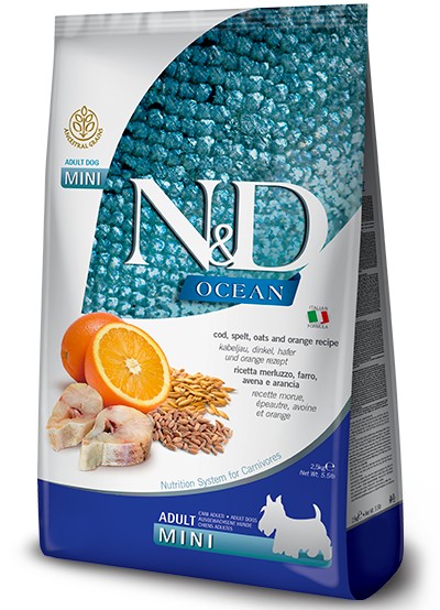 N&D Ocean Mini Cod τροφή σκύλων μπακαλιάρο