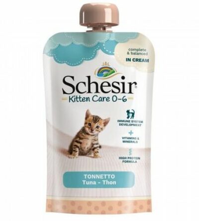 Schesir Kitten Cream πλήρεις τροφές σε γατάκια 150gr - τόνο