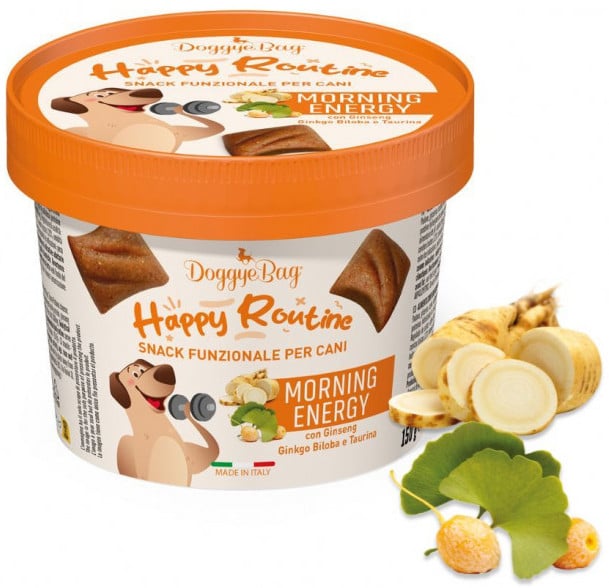 DoggeyBag Happy Routine - Morning Energy με Ginseng Ginkgo Biloba και Taurina λιχουδια σκύλου