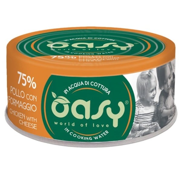 κονσερβα Γατας Oasy More Love Chicken with Cheese