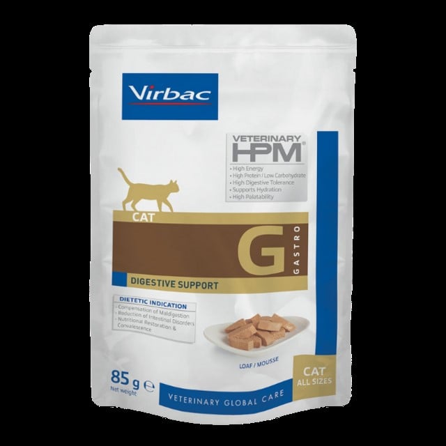 Virbac Digestive Support Gastro γαστρεντερική υγρή φακελάκι γάτας 
