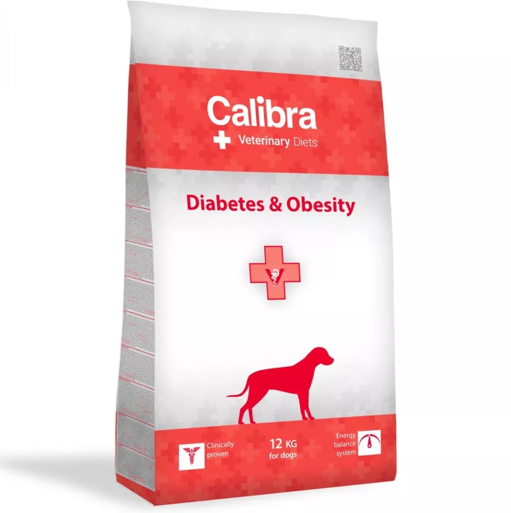 Calibra VD Dog Diabetes & Obesity τροφή υποστήριξης για τον σακχαρώδη διαβήτη, μείωση καθώς και συντήρηση βάρους