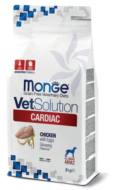 Monge VetSolution Cardiac Canine – Τροφήα Σκύλου για χρόνια καρδιακή ανεπάρκεια.