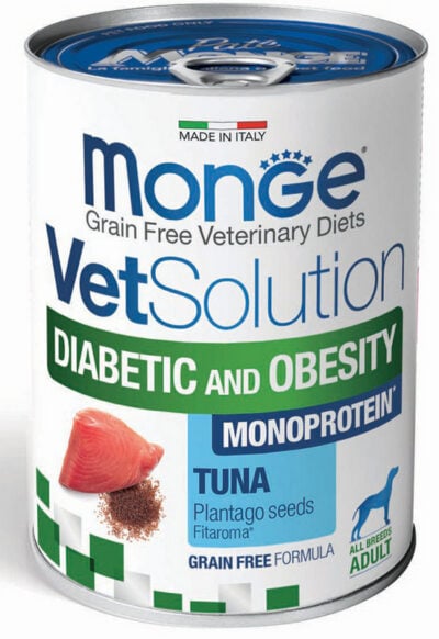 Monge VetSolution Canine Diabetic & Obesity Κονσέρβα