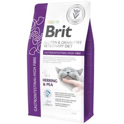 Brit VD Cat Gastrointestinal High Fibre Κλινική Τροφή Γάτας
