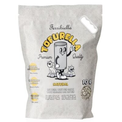 Ferribiella TOFURELLA Natural Άμμος Υγιεινής Γάτας από Σόγια