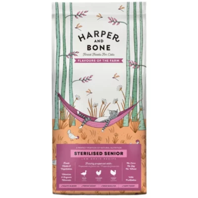 Harper & Bone Sterilised Senior Cat Τροφή για Στειρωμένες Ηλικιωμένες Γάτες