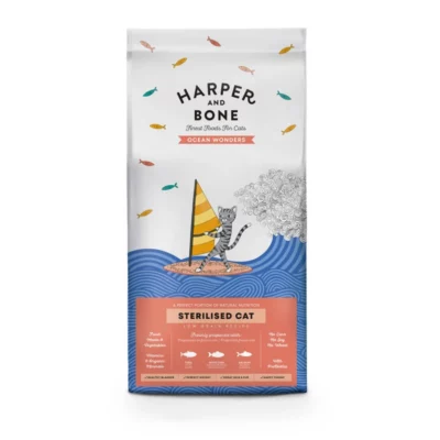Harper & Bone Cat Sterilised Ocean Wonders Grain Free Ξηρά Τροφή για Στειρωμένες Γάτες