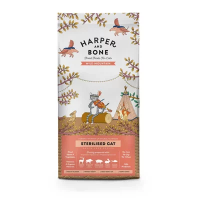 Harper & Bone Cat Sterilised Wild Mountain Grain Free Ξηρά Τροφή για Στειρωμένες Γάτες