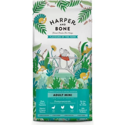 Harper & Bone Adult Mini Flavours of the Farm: Ολιστική Ξηρά Τροφή για Μικρόσωμους Σκύλους