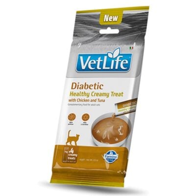 Farmina Vet Life Diabetic Healthy Creamy Treat με κοτόπουλο & τόνο για γάτες