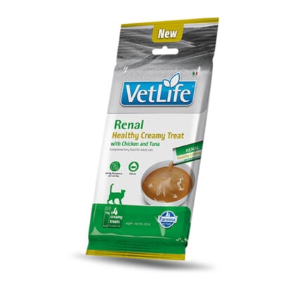Vet Life Renal Healthy Creamy Treat με κοτόπουλο & τόνο για γάτες