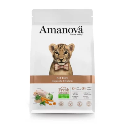 amanova kitten exquisite chicken τροφή για γατάκια