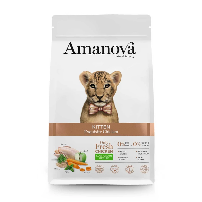 amanova kitten exquisite chicken τροφή για γατάκια